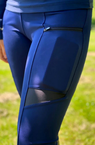 Royal Blue Full Grip Leggings